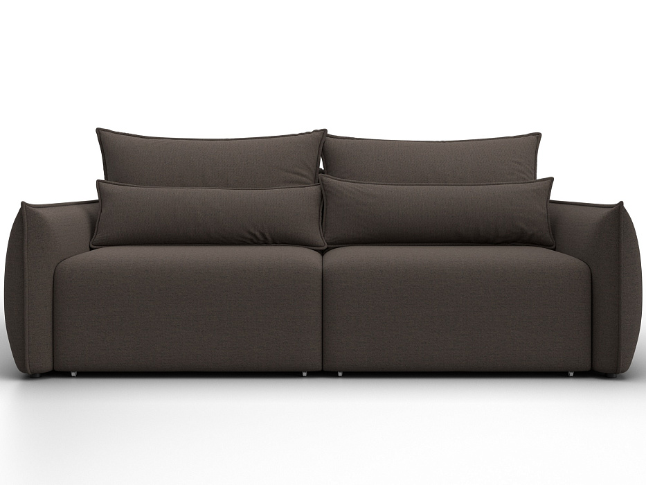 Диван прямой Лига-051 НПБ (амур 05 коричневый)