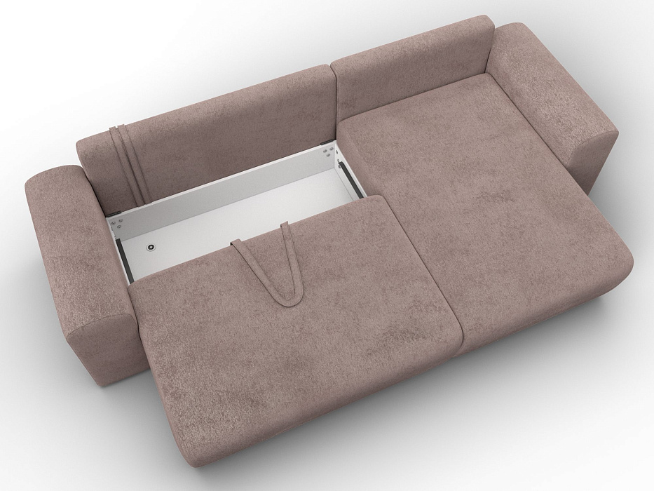 Диван угловой Лига-099 угол универсальный (tower 05 бежевый)