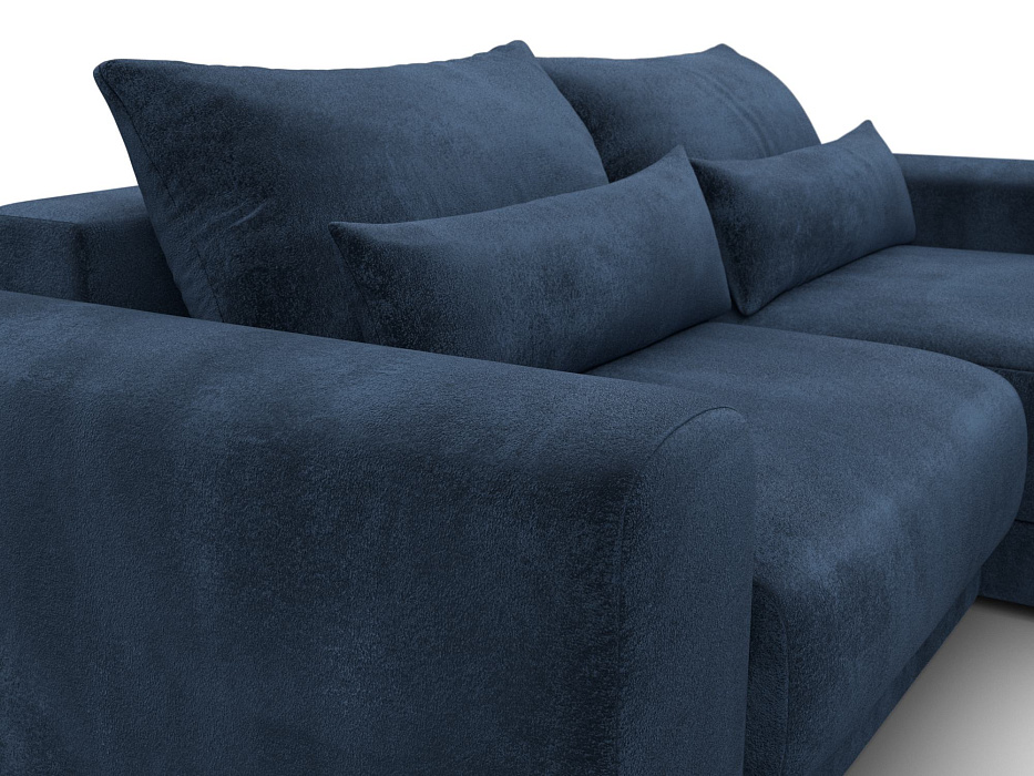 Диван угловой Лига-056 НПБ угол универсальный (tower 13 синий)