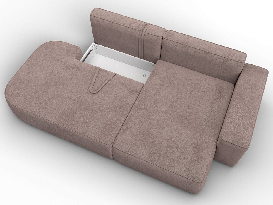 Диван угловой Лига-065 угол правый (tower 05 бежевый)