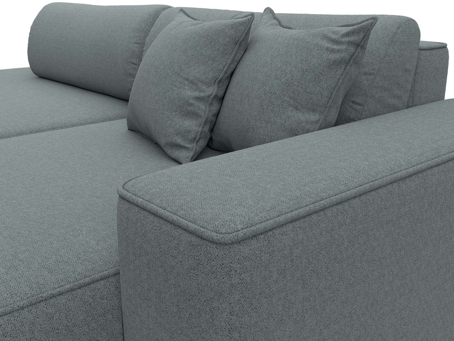 Диван угловой Лига-065 БП угол правый (амур 07 серый)