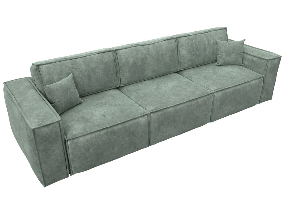 Диван прямой Лига-081 НПБ Лонг (brut 08 зеленый)