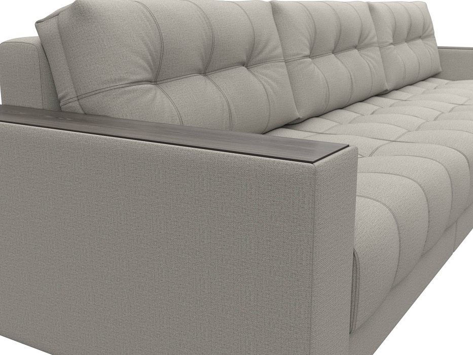 Диван прямой с декором Лига-049 НПБ Лонг (амур 02 бежевый) Диван прямой с декором Лига-049 НПБ Лонг (амур 02 бежевый)