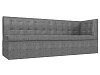 Кухонный диван Бриз с углом справа (серый цвет)