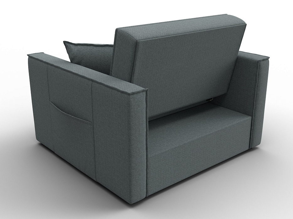 Кресло-кровать Лига-104 (80) (амур 07 серый)