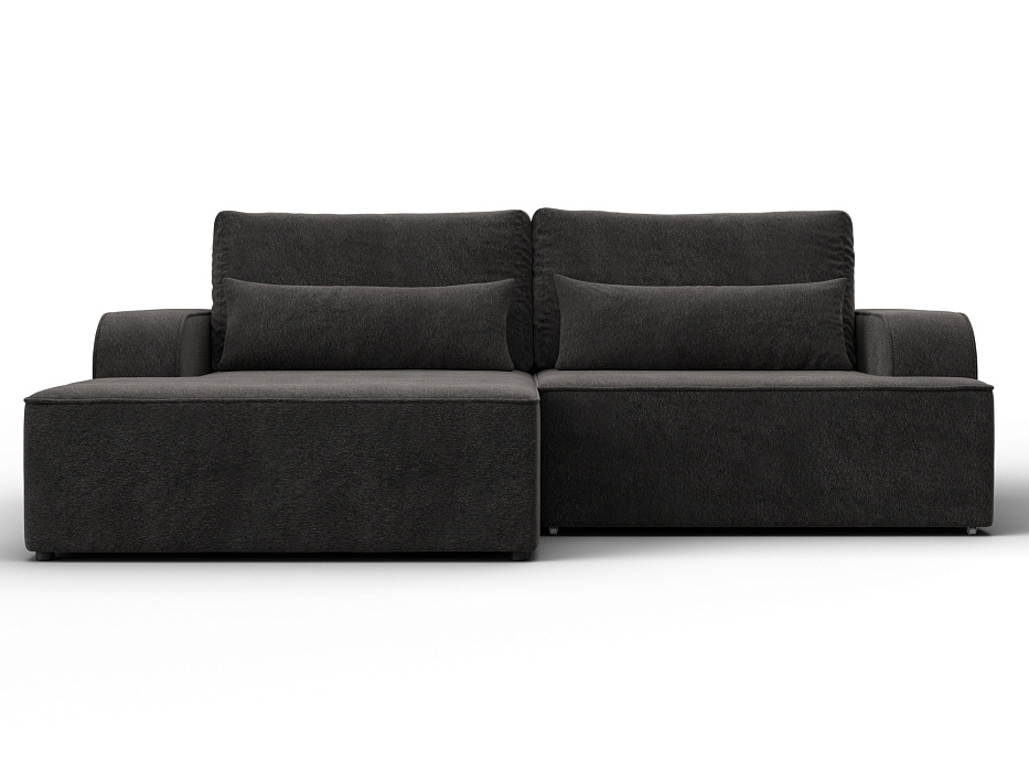 Диван угловой Лига-120 угол левый (laim 10 темно-коричневый)