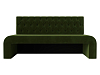 Кухонный прямой диван Кармен Люкс (зеленый)