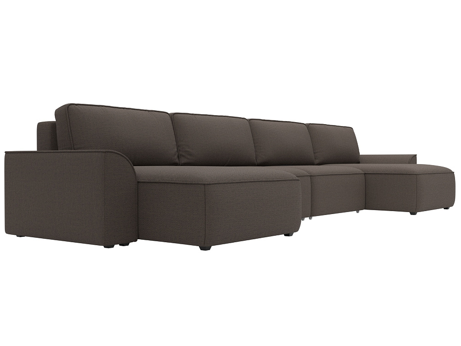 Диван П-образный Лига-048 НПБ лонг (амур 05 коричневый) Диван П-образный Лига-048 НПБ лонг (амур 05 коричневый)