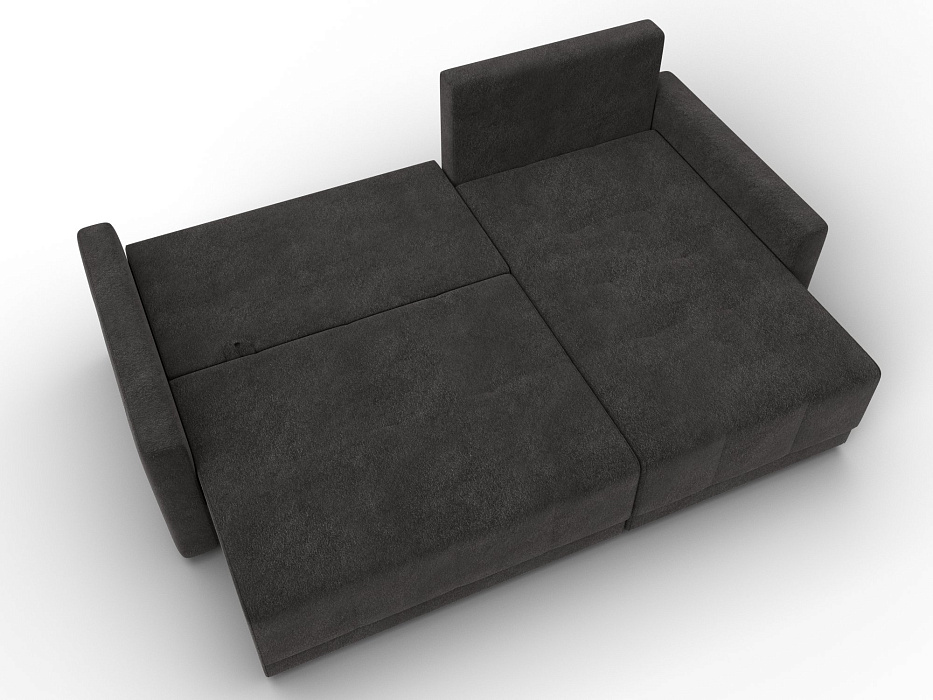 Диван угловой Лига-125 угол универсальный (laim 10 темно-коричневый)