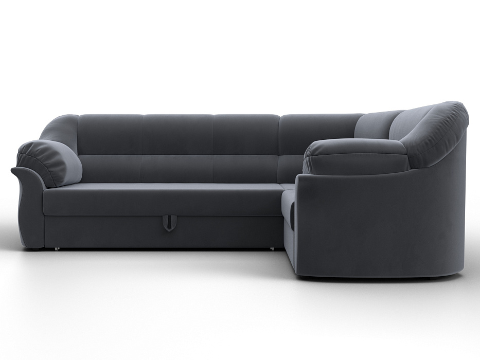 Диван угловой Карнелла правый угол (seven 17 серый)