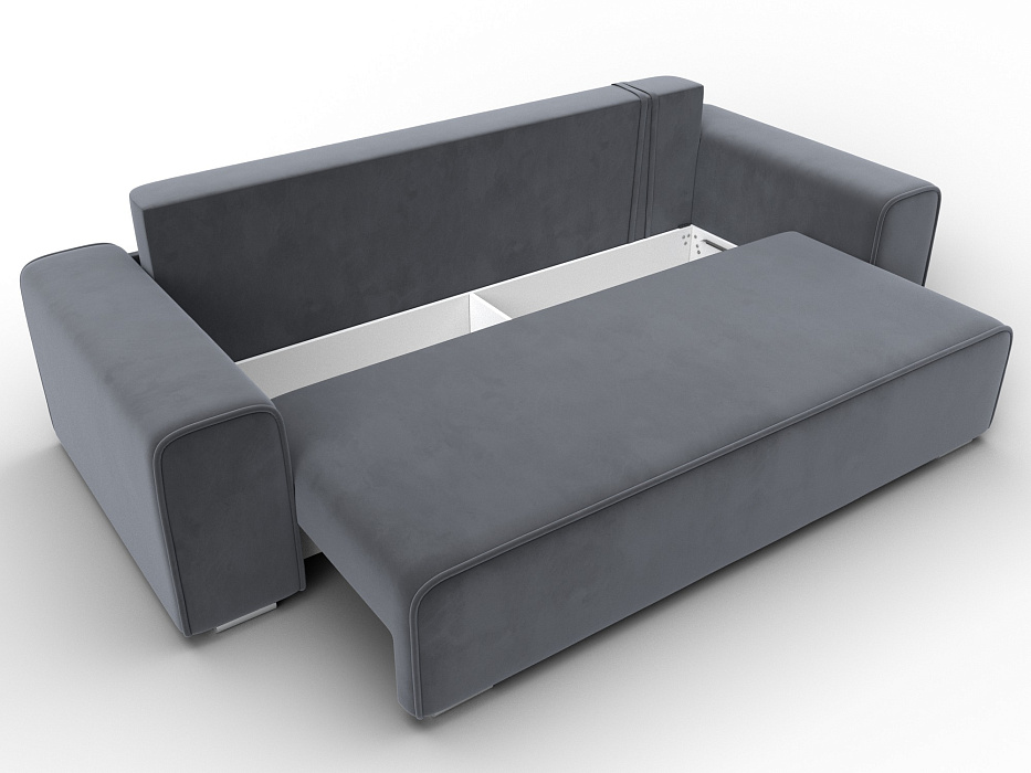 Диван прямой Лига-029 (серый)