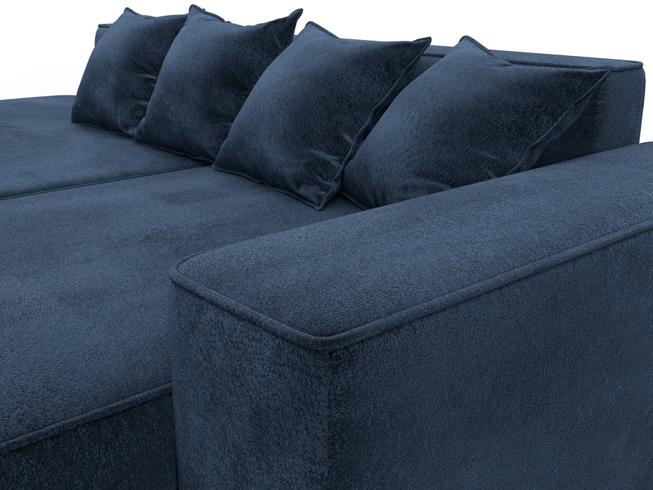 Диван угловой Лига-065 угол правый (tower 13 синий)