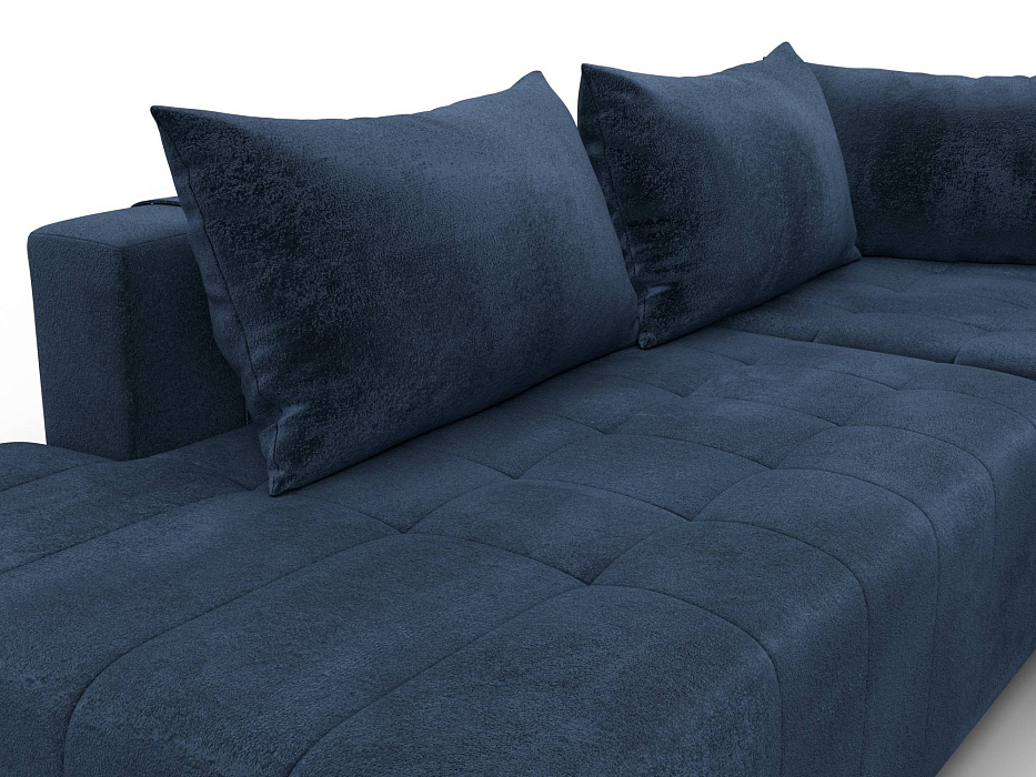 Диван угловой Лига-103 НПБ угол правый (tower 13 синий)