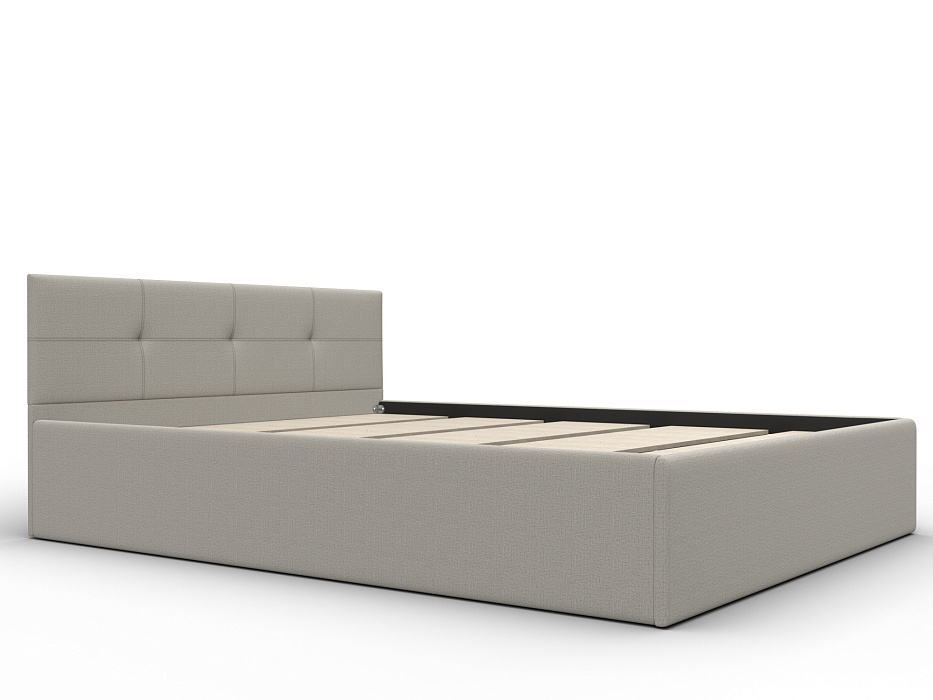 Кровать двухспальная Лига-127 (160) (амур 02 бежевый)