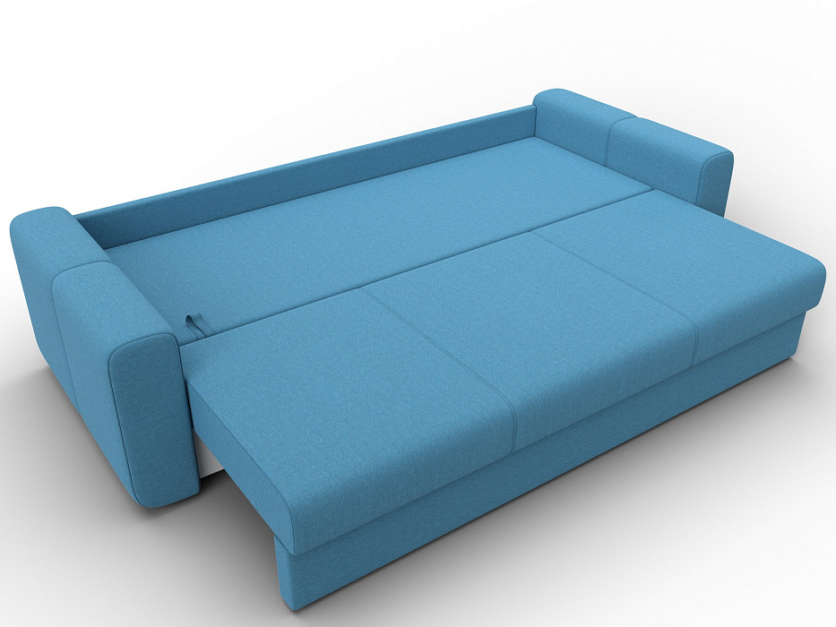 Диван прямой Лига-031 (амур 10 голубой)