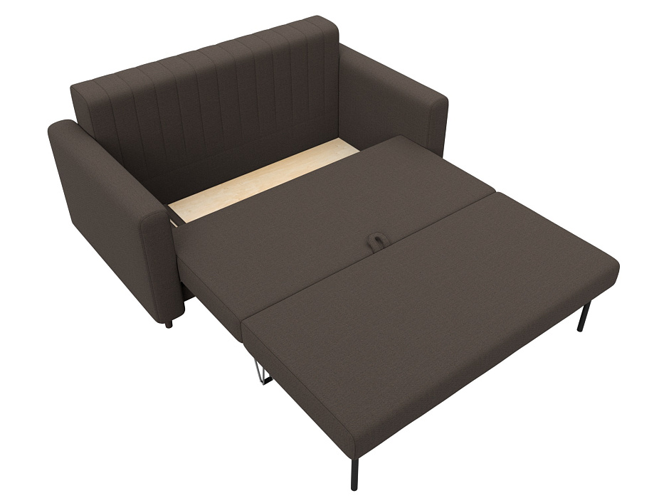 Диван прямой Лига-070 (амур 05 коричневый)