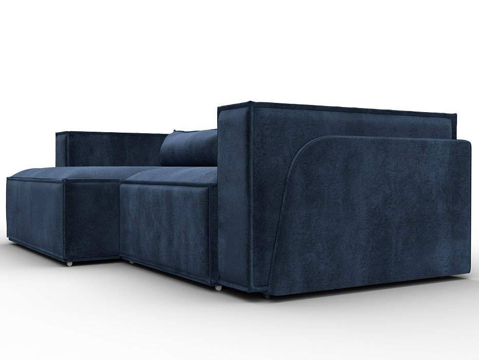 Диван угловой Лига-061 угол левый (brut 11 синий)