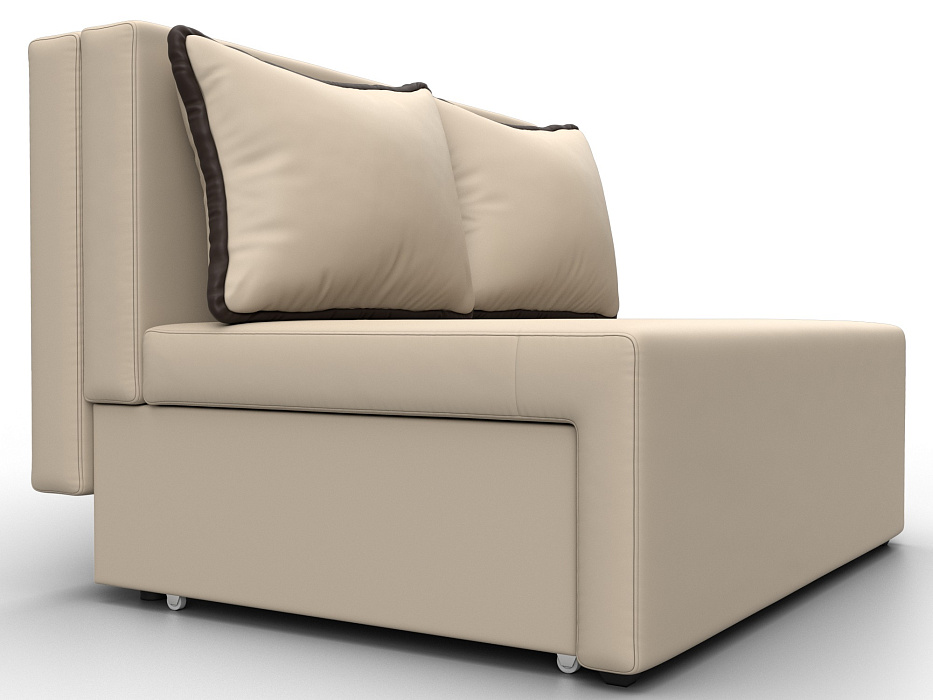 Диван прямой Лагуна (бежевый;коричневый)