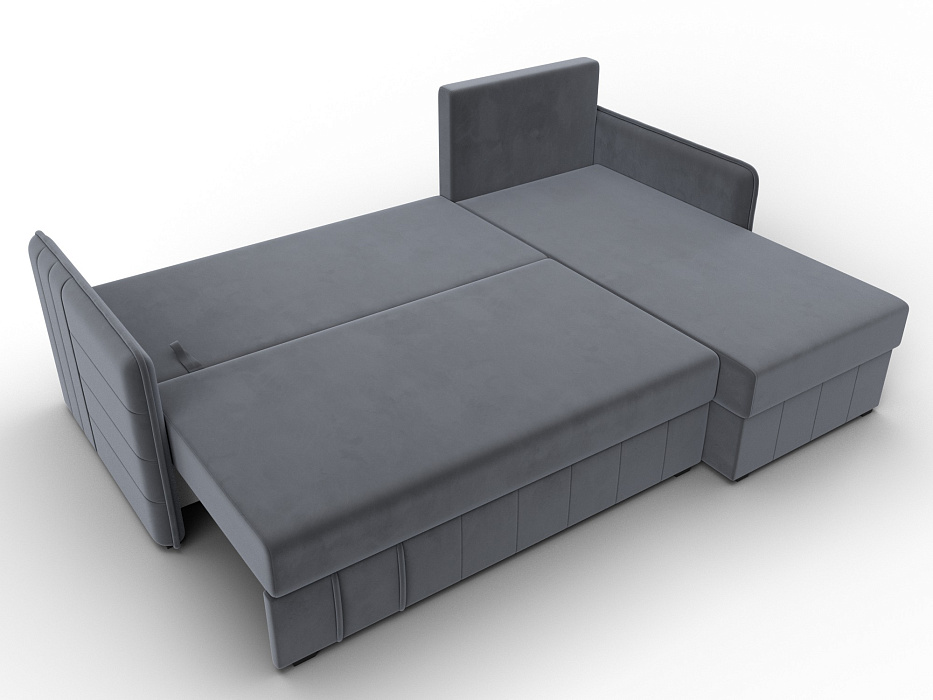 Диван угловой Слим угол универсальный (серый)