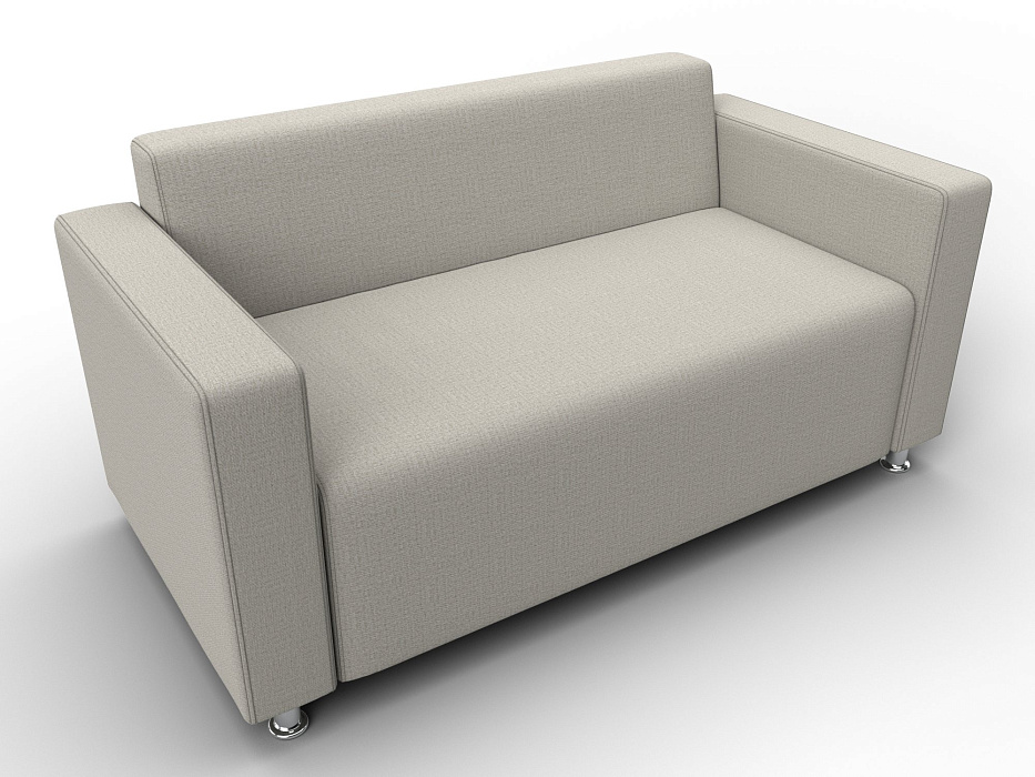 Диван прямой Лига-093 ВН (амур 02 бежевый)