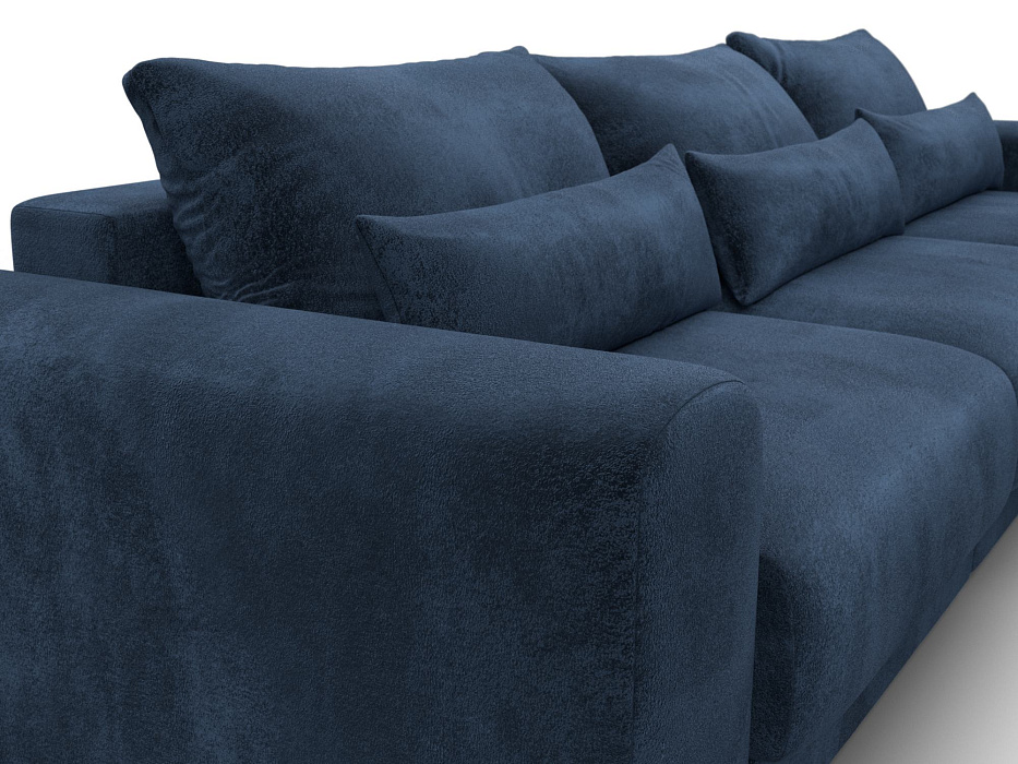 Диван угловой Лига-056 НПБ Лонг угол универсальный (tower 13 синий)