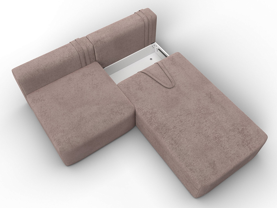 Диван угловой модульный Лига-060 НПБ угол универсальный (tower 05 бежевый)