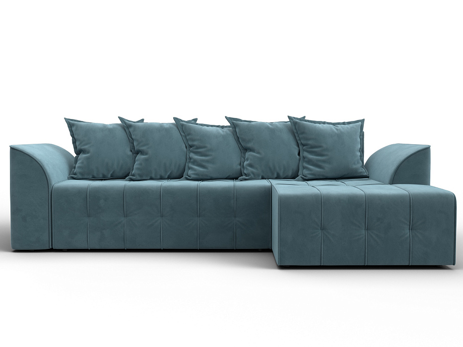 Диван угловой Лига-113 угол правый (seven 113 бирюзовый)