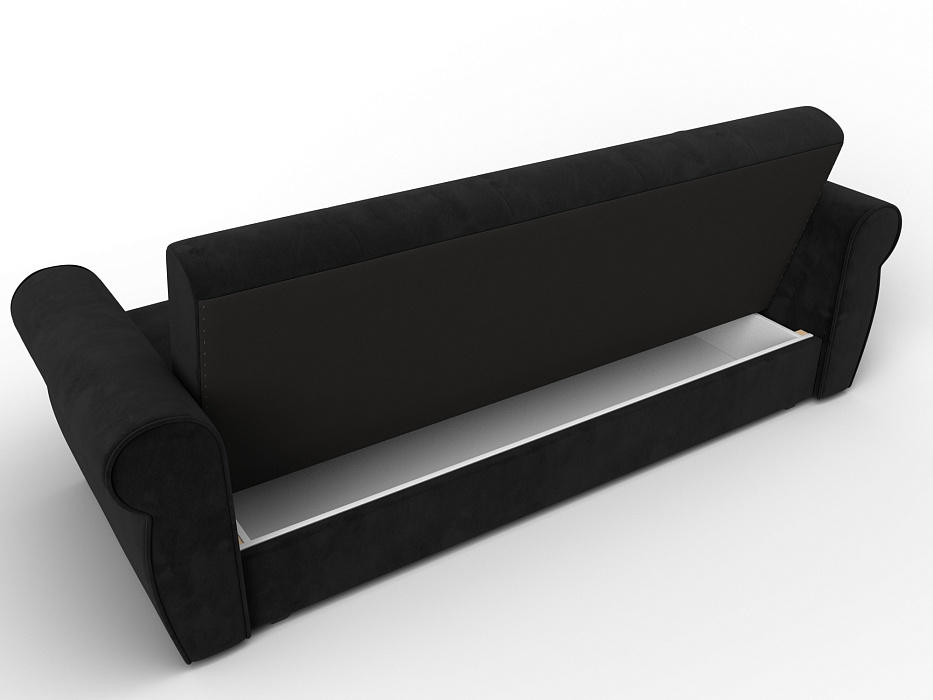 Диван-книжка Лига-019 (черный)