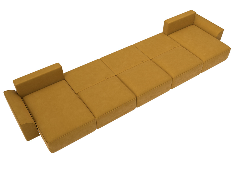 Диван П-образный Лига-048 НПБ МегаЛонг (brut 10 желтый) Диван П-образный Лига-048 НПБ МегаЛонг (brut 10 желтый)