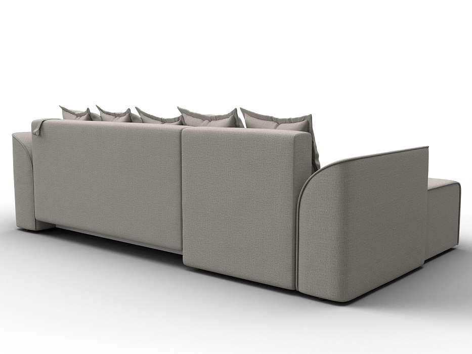 Диван угловой Лига-113 угол левый (амур 02 бежевый)