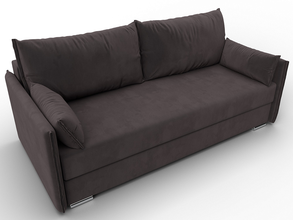 Диван прямой Сайгон (seven 727 коричневый)