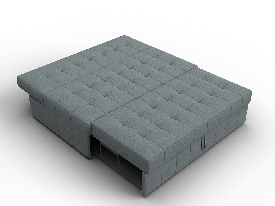 Диван прямой Лига-107 (140) (амур 07 серый)