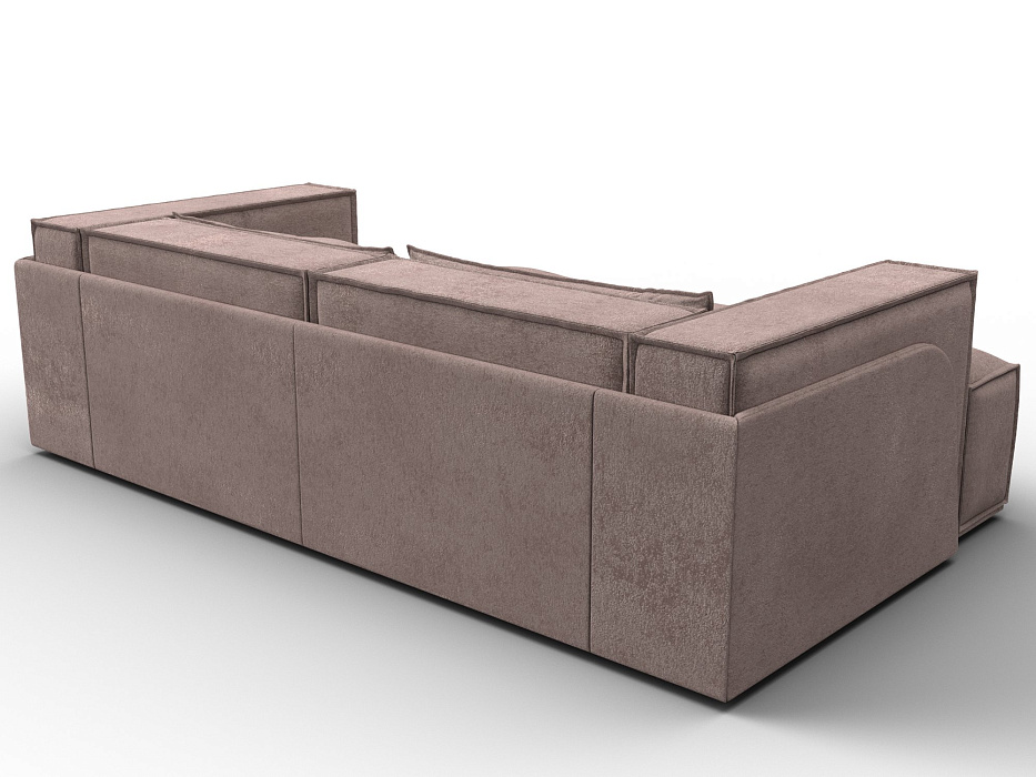 Диван угловой Лига-061 угол левый (tower 05 бежевый)