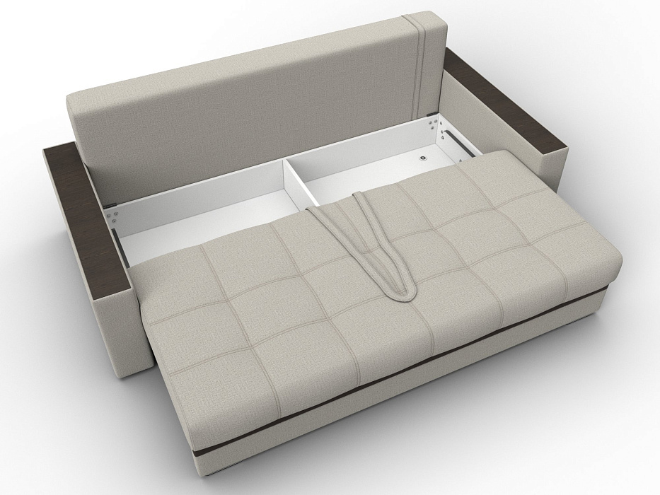 Диван прямой с декором Лига-096 НПБ фото в интернет-магазине Лига Диванов