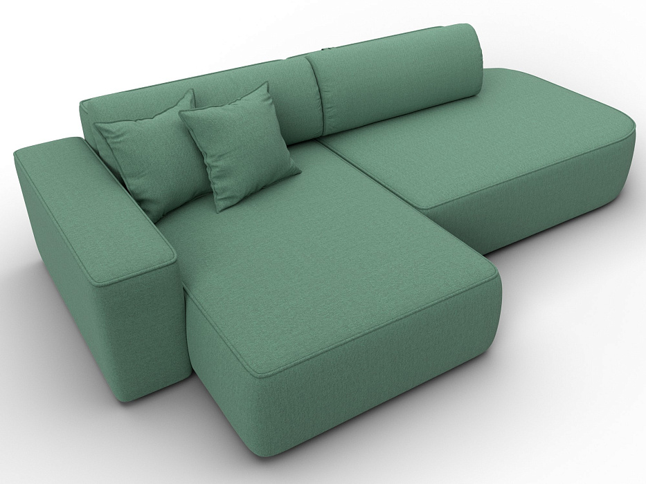 Диван угловой Лига-065 БП угол левый (амур 11 зеленый) Диван угловой Лига-065 БП угол левый (амур 11 зеленый)