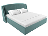 Интерьерная кровать Лотос 160 (бирюзовый цвет)