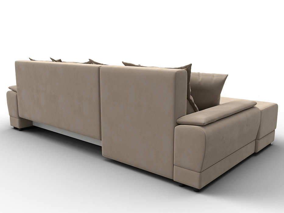 Диван угловой Лига-119 угол левый (seven 729 бежевый)