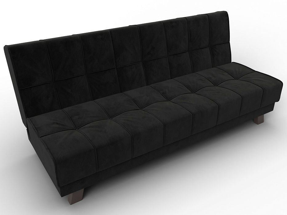 Диван прямой Винсент (черный)