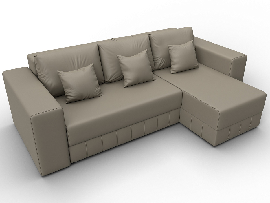 Диван угловой Лига-076 угол универсальный (grifon 04 бежевый)