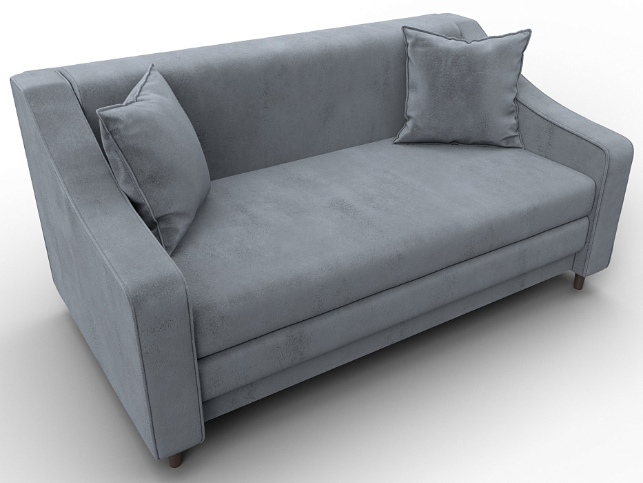 Диван прямой Лига-071 (tower 10 серый)