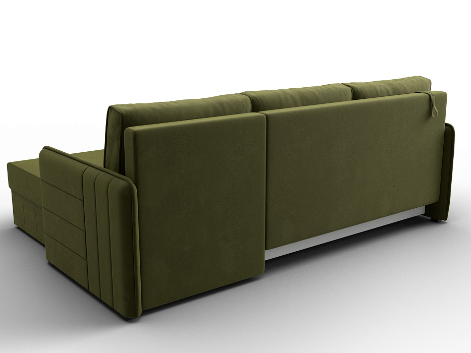 Диван угловой Слим угол универсальный (зеленый)