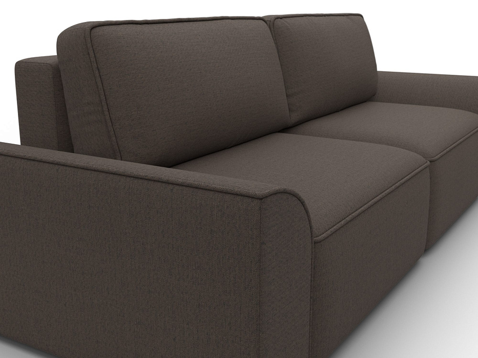 Диван прямой Лига-048 НПБ (амур 05 коричневый)