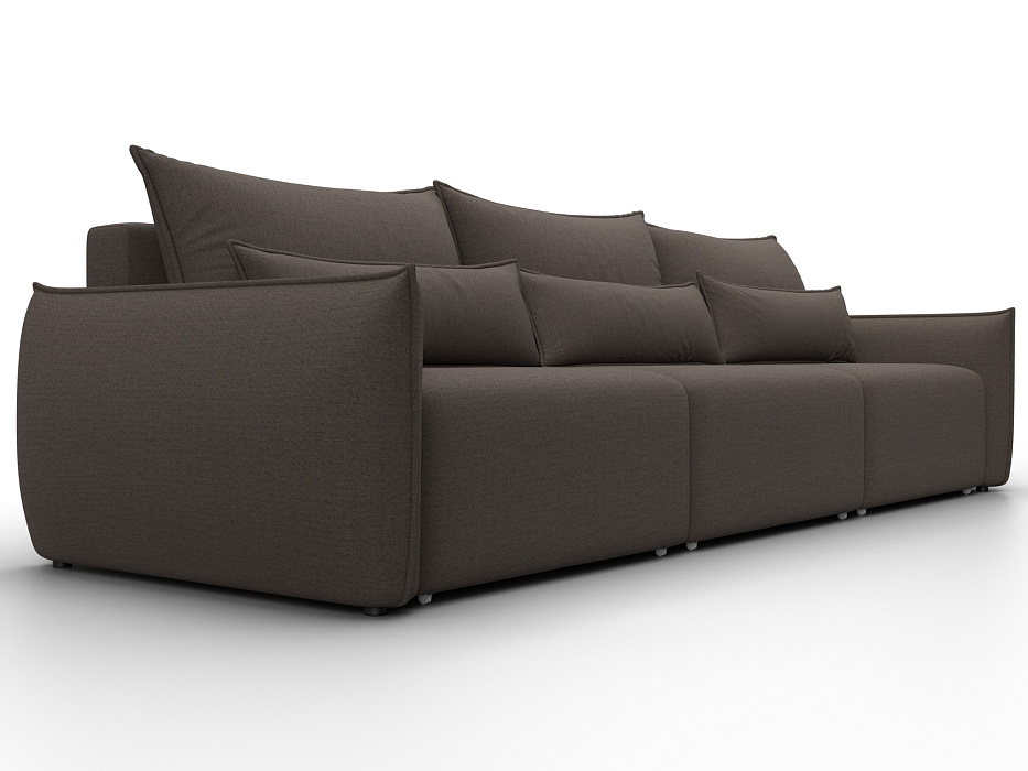 Диван прямой Лига-051 НПБ Лонг (амур 05 коричневый)