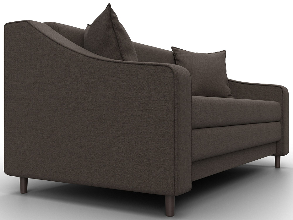 Диван прямой Лига-071 (амур 05 коричневый)