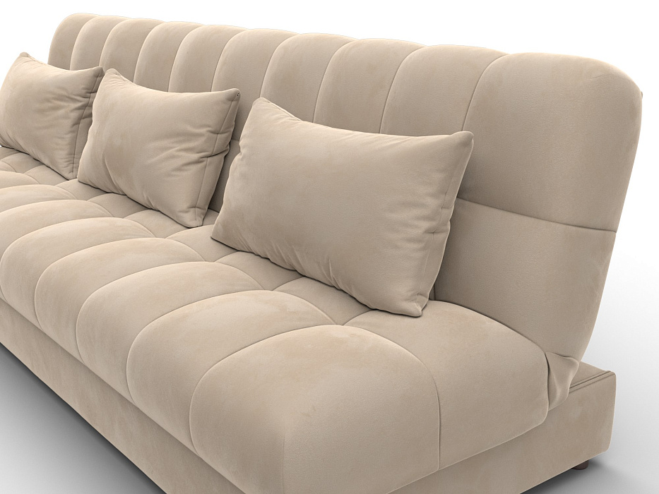 Диван угловой Лига-116 НПБ угол левый (seven 729 бежевый)