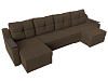 П-образный диван Сенатор (коричневый)