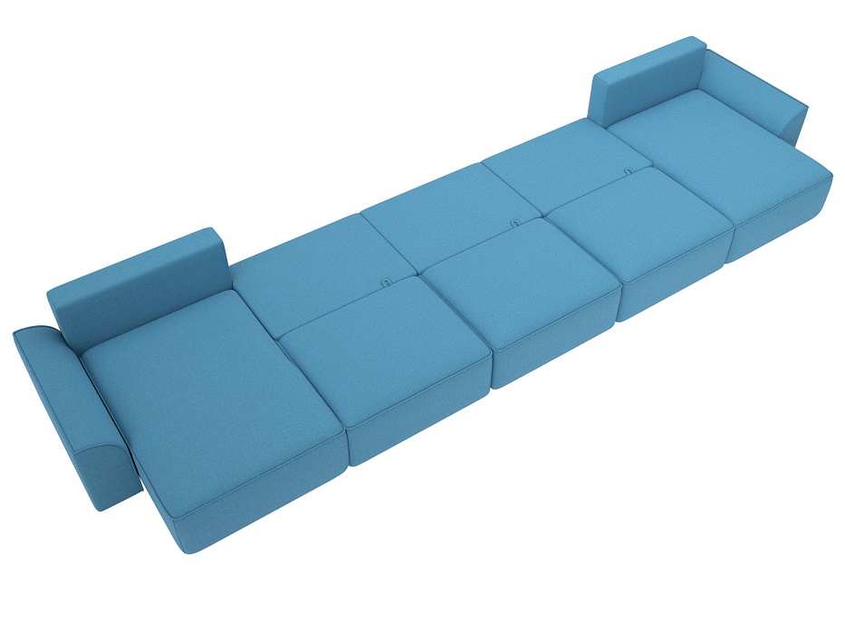 Диван П-образный Лига-048 НПБ МегаЛонг (амур 10 голубой) Диван П-образный Лига-048 НПБ МегаЛонг (амур 10 голубой)