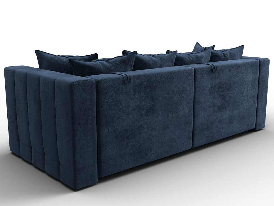 Диван прямой Лига-052 НПБ (tower 13 синий)