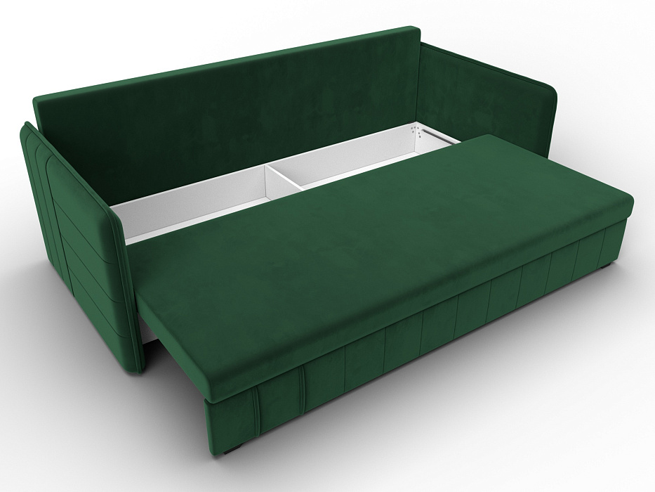 Диван прямой Слим (зеленый)