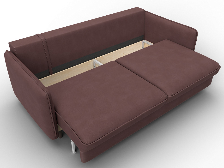 Диван прямой Лига-064 НПБ (joly 09 бордовый)